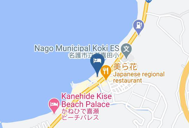 Nago City - Best Western Okinawa Kouki Beach Hotel Maps
