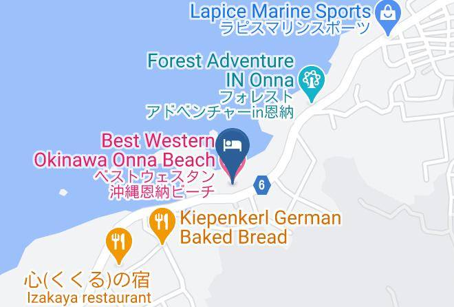 Best Western Okinawa Onna Beach Map