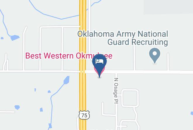 Okmulgee - Best Western Okmulgee Maps