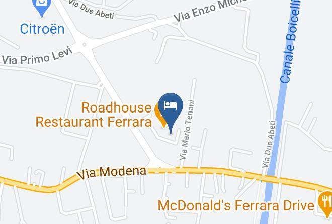 Ferrara - Best Western Palace Inn Hotel Maps