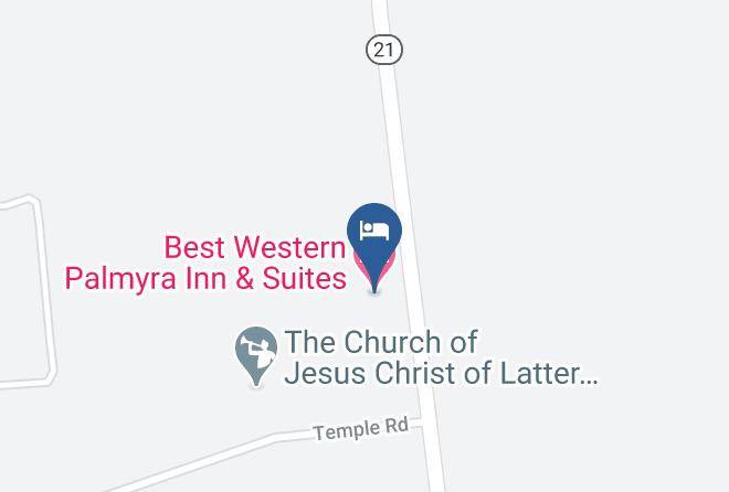 Wayne - Best Western Palmyra Inn & Suites Maps