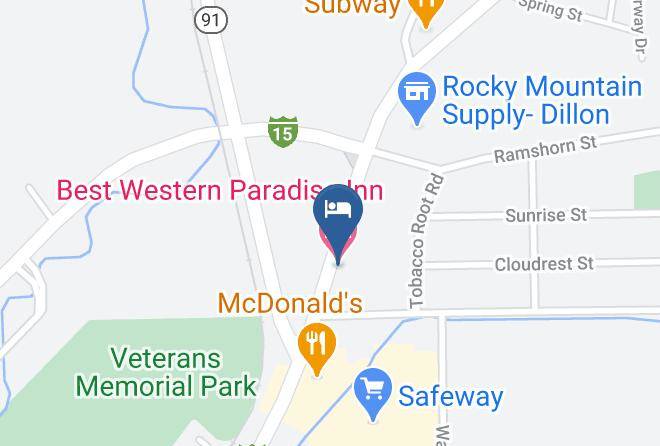 Beaverhead - Best Western Paradise Inn Maps