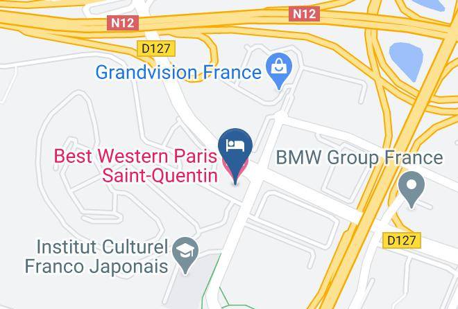 Yvelines - Best Western Paris Saint Quentin Maps