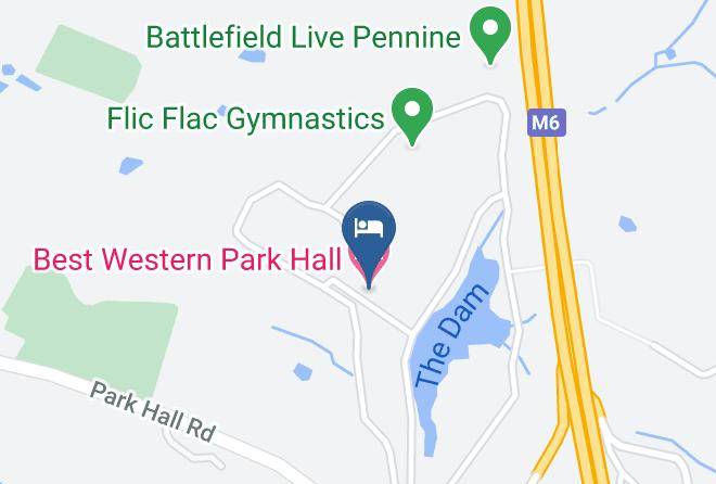 Lancs - Best Western Park Hall Hotel Maps