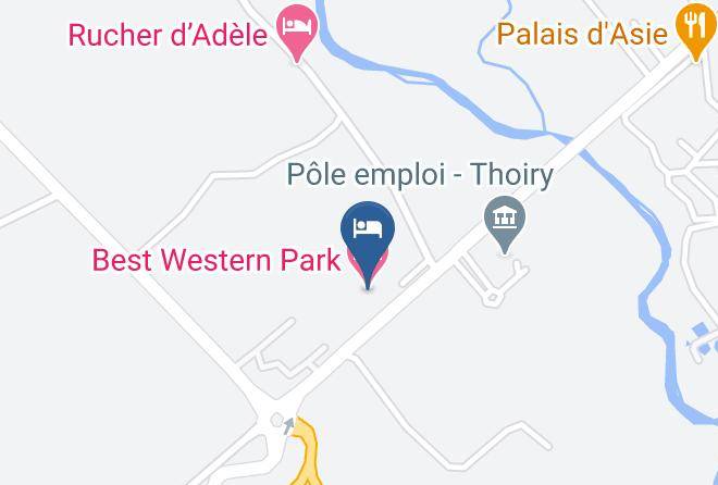 Best Western Park Hotel Map