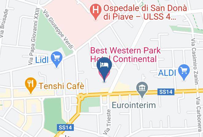 Best Western Park Hotel Continental Map