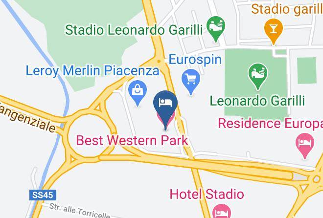 Piacenza - Best Western Park Hotel Maps
