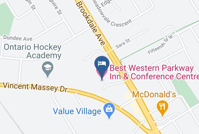 Stormont Dundas Glengarry - Best Western Parkway Inn & Conference Centre Maps