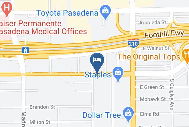 Los Angeles - Best Western Pasadena Royale Inn & Suites Maps