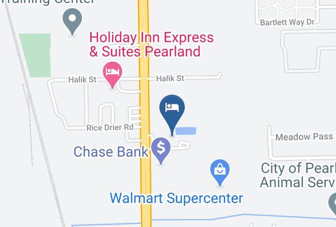 Brazoria - Best Western Pearland Inn Maps