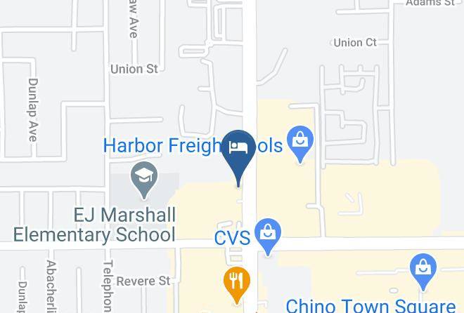San Bernardino - Best Western Pine Tree Motel Maps