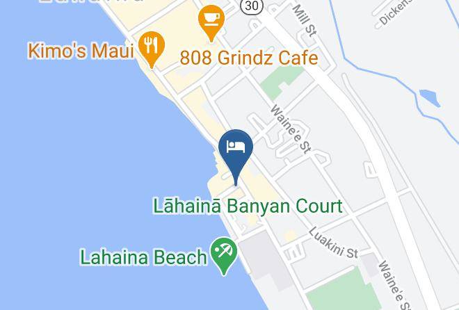 Maui - Best Western Pioneer Inn Maps
