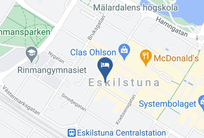Best Western Plaza Hotel Eskilstuna Map