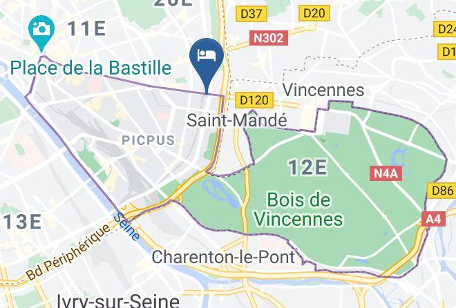 Paris - Best Western Plus 61 Paris Nation Maps