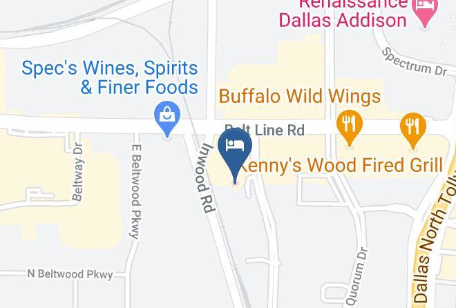 Dallas - Best Western Plus Addison Dallas Hotel Maps