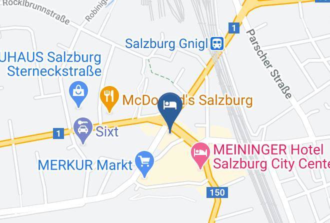Salzburg - Best Western Plus Amedia Art Salzburg Maps