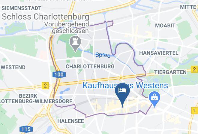 Stadt Berlin - Best Western Plus Plaza Berlin Kurfurstendamm Maps