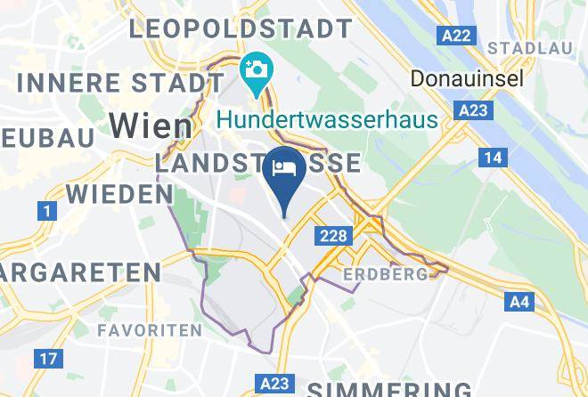 Vienna Landstrase - Best Western Plus Amedia Wien Maps
