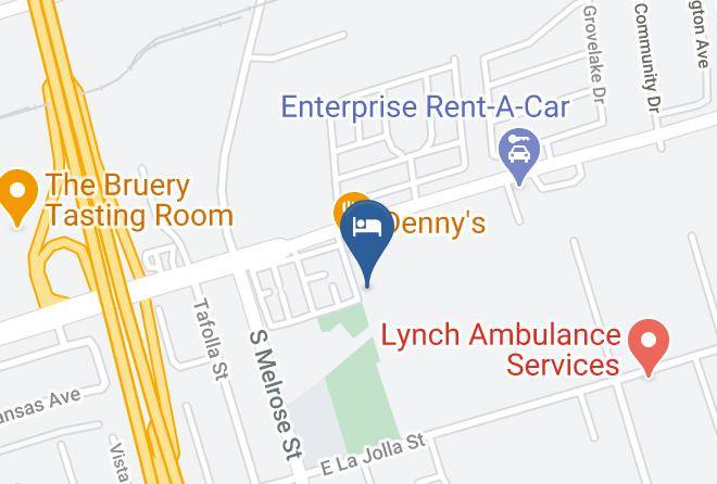 Best Western Plus Anaheim Orange County Hotel Map