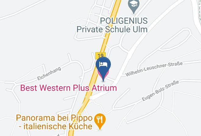 Ulm - Best Western Plus Atrium Hotel Maps