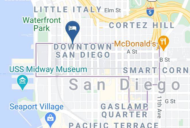 San Diego - Best Western Plus Bayside Inn Maps