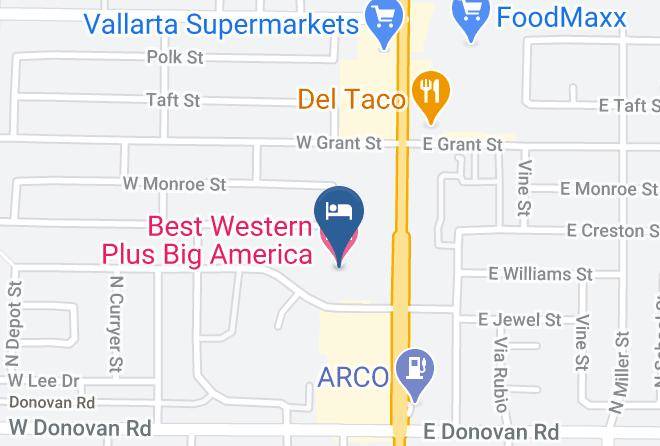 Santa Barbara - Best Western Plus Big America Maps