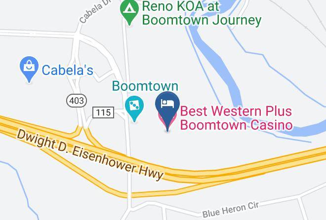 Washoe - Best Western Plus Boomtown Casino Hotel Maps