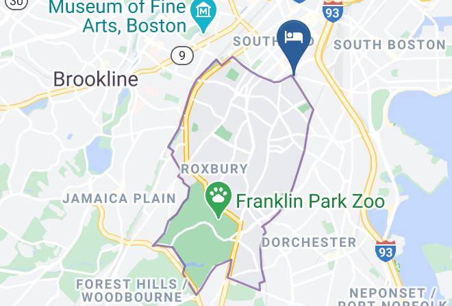 Best Western Plus Boston Hotel Map