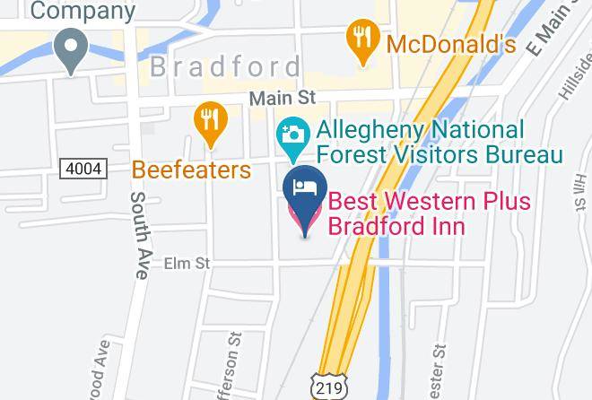 Mckean - Best Western Plus Bradford Inn Maps