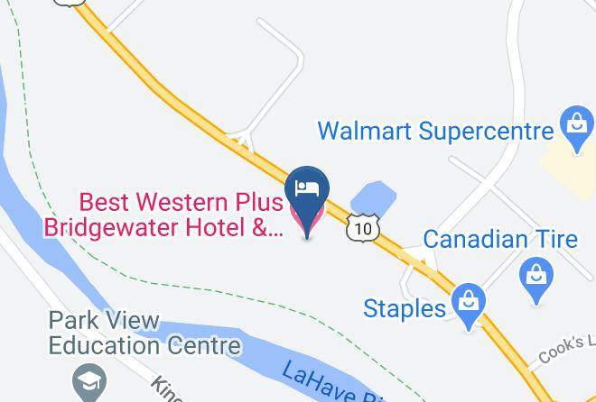 Best Western Plus Bridgewater Hotel & Convention Centre Map - Nova Scotia - Lunenburg