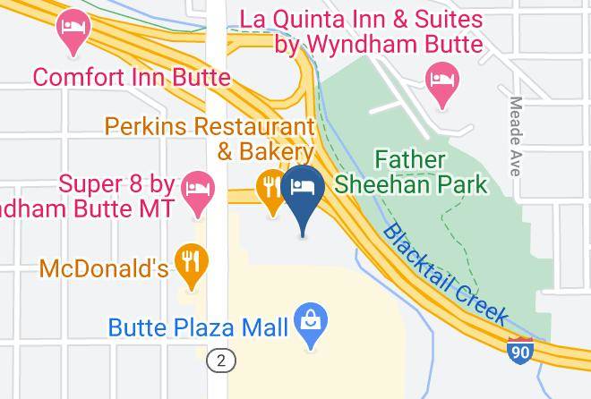 Silver Bow - Best Western Plus Butte Plaza Inn Maps