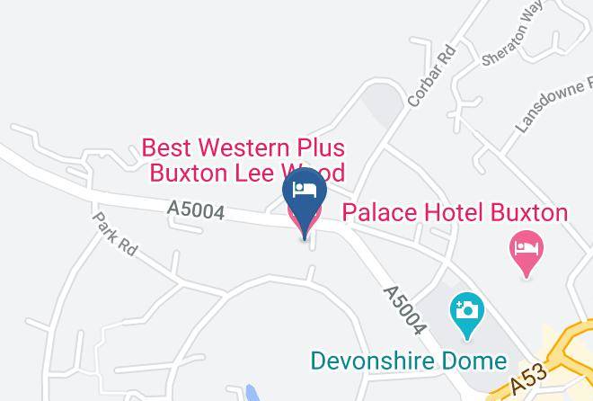 Derbyshire - Best Western Plus Buxton Lee Wood Hotel Maps