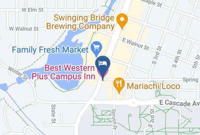 Pierce - Best Western Plus Campus Inn Maps