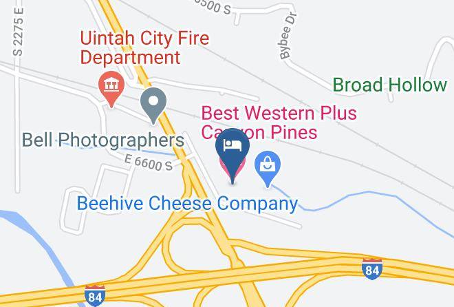 Weber - Best Western Plus Canyon Pines Maps