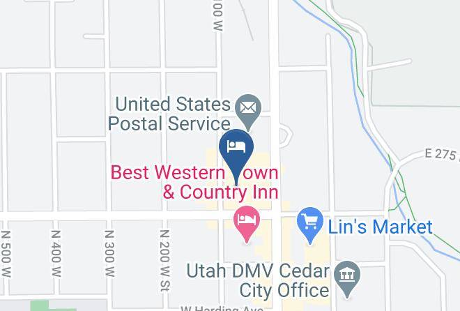 Iron - Best Western Plus Cedar City Maps