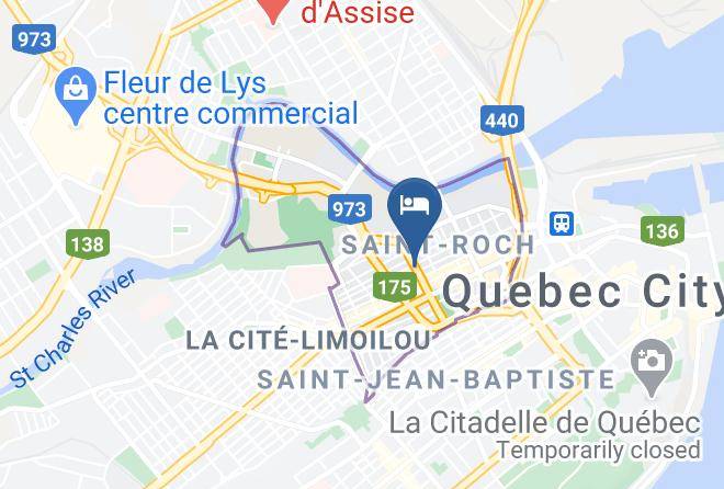 Capitale Nationale - Best Western Plus City Centre Centre Ville Maps