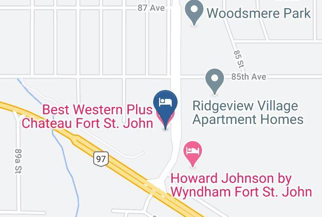 Peace River - Best Western Plus Chateau Fort St John Maps