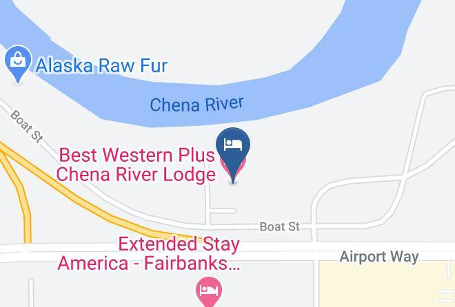 Fairbanks North Star Borough - Best Western Plus Chena River Lodge Maps