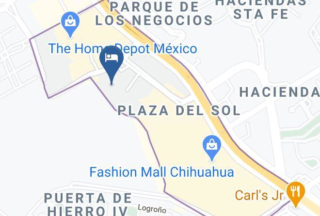 Chihuahua - Best Western Plus Chihuahua Juventud Maps