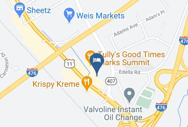 Best Western Plus Clarks Summit Scranton Map