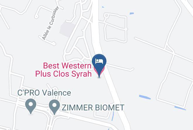 Drome - Best Western Plus Clos Syrah Maps