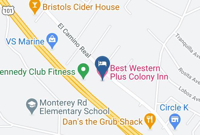 San Luis Obispo - Best Western Plus Colony Inn Maps