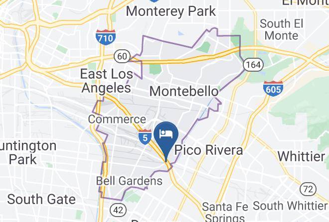 Los Angeles - Best Western Plus Commerce Hotel Maps