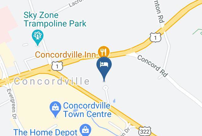 Delaware - Best Western Plus Concordville Hotel Maps
