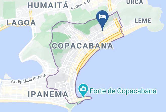 Rio De Janeiro Acabana - Best Western Plus Copacabana Design Hotel Maps