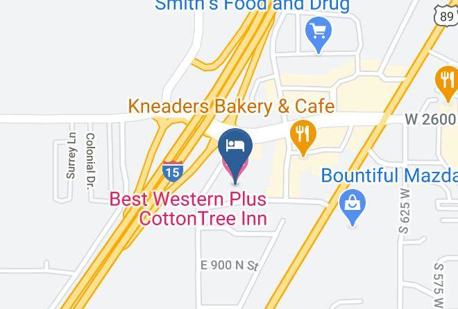 Best Western Plus Cottontree Inn Map