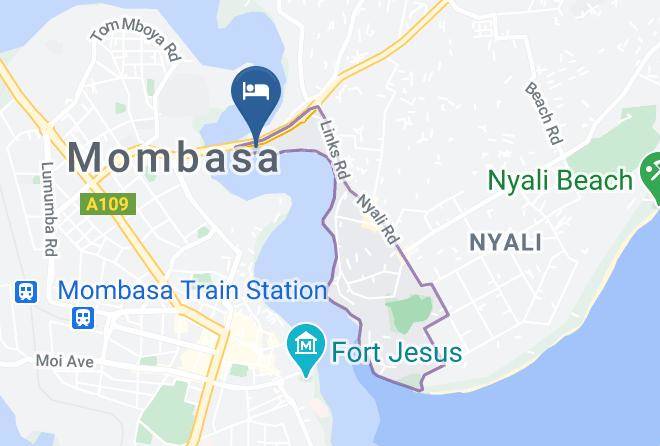 Mombasa - Best Western Plus Creekside Hotel Maps
