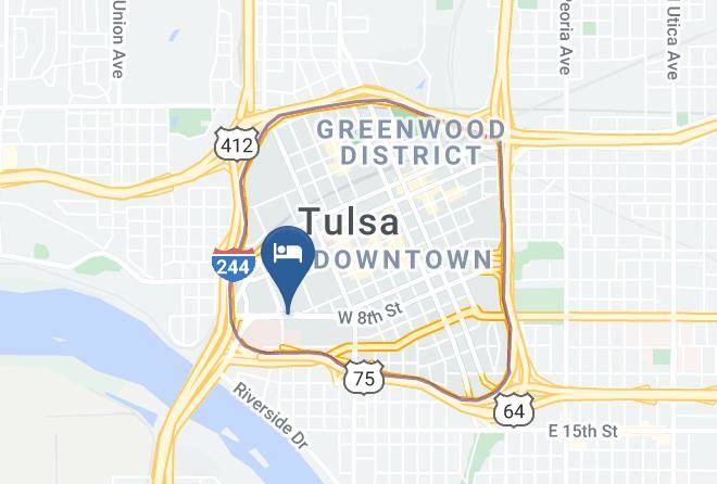Tulsa - Best Western Plus Downtown Tulsa Route 66 Hotel Maps