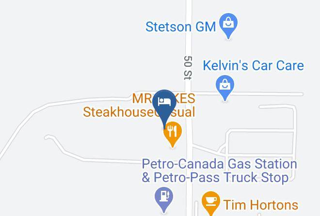 Best Western Plus Drayton Valley All Suites Map