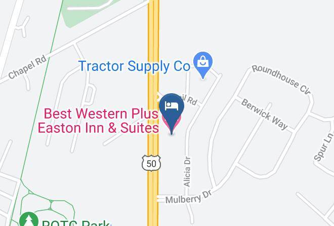 Best Western Plus Easton Inn & Suites Map